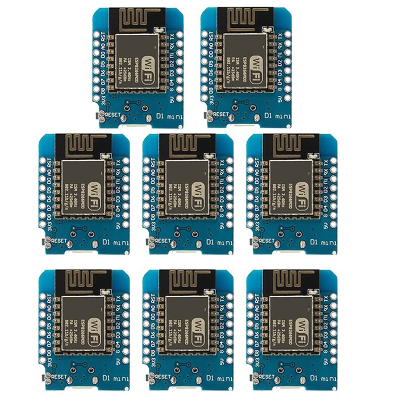 8PCS ESP8266 ESP-12 Wemos D1 ̴ Wifi   ũ USB 3.3V  ESP12 D1 ̴  ESP-8266 